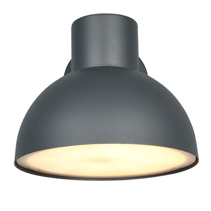 Antraciete buitenlamp aluminium, Jiek, IP44