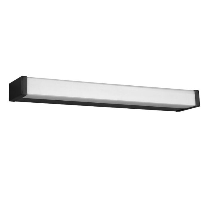 Moderne wandlamp Celesta, zwart, metaal, geïntegreerde LED