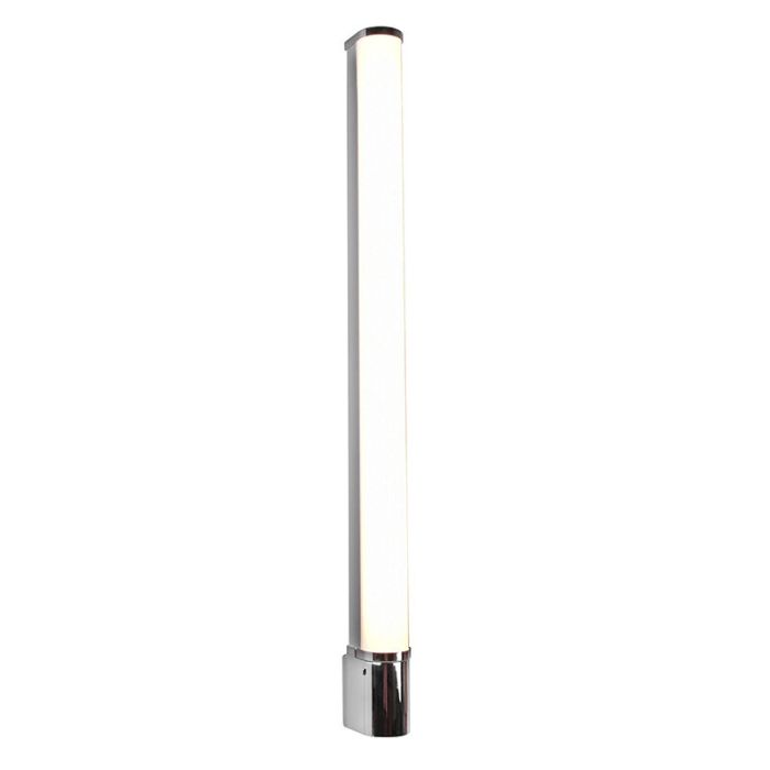 Moderne wandlamp Bernou, chroom, kunststof, geïntegreerde LED