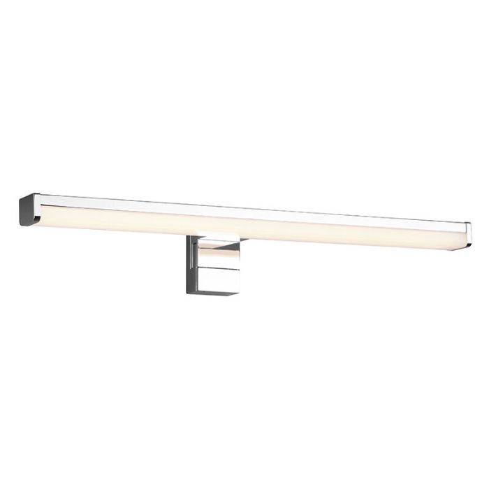 Moderne wandlamp Celal, chroom, kunststof, geïntegreerde LED