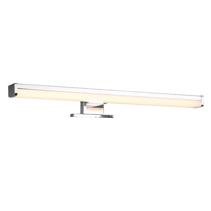 Moderne wandlamp Celal, chroom, kunststof, geïntegreerde LED