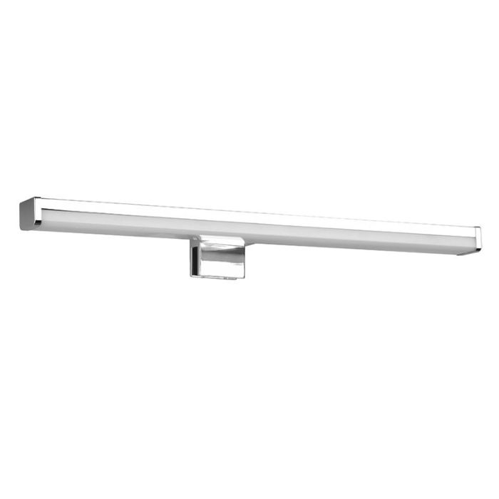 Moderne wandlamp Celal, chroom, kunststof, geïntegreerde LED