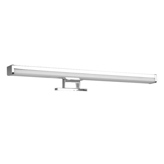Moderne wandlamp Celal, chroom, kunststof, geïntegreerde LED
