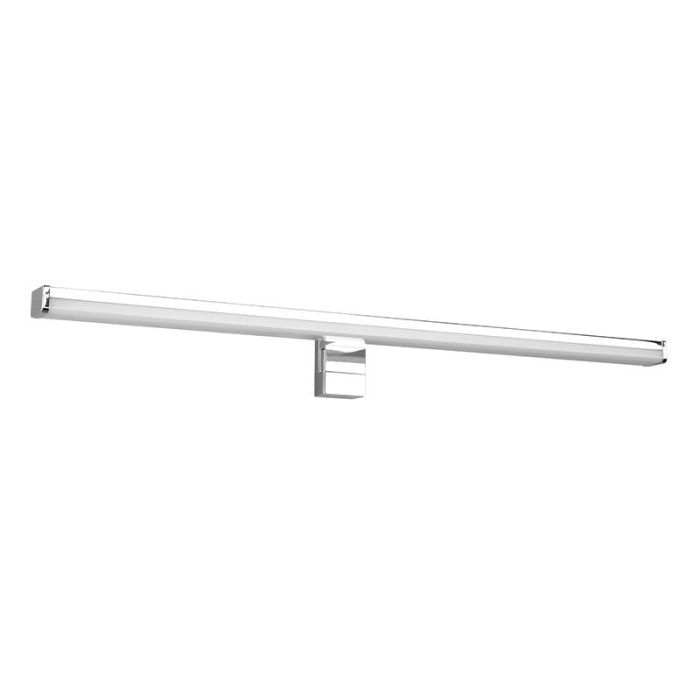 Moderne wandlamp Celal, chroom, kunststof, geïntegreerde LED
