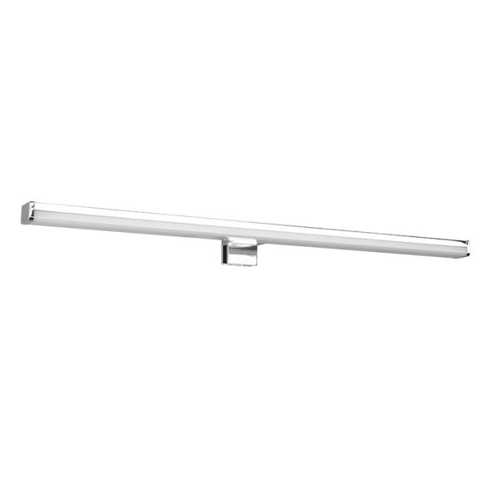 Moderne wandlamp Celal, chroom, kunststof, geïntegreerde LED
