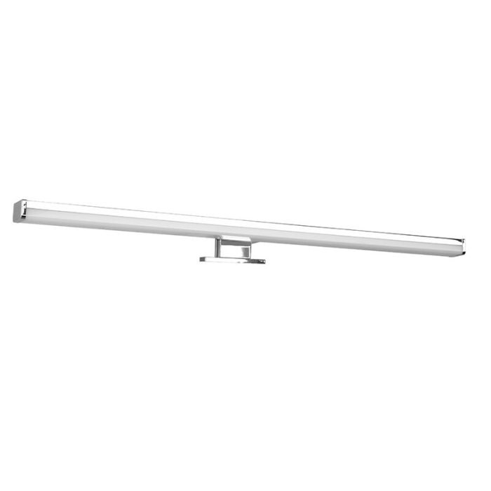 Moderne wandlamp Celal, chroom, kunststof, geïntegreerde LED