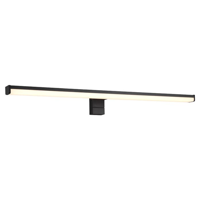 Moderne wandlamp Celal, zwart, kunststof, geïntegreerde LED