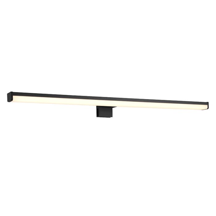 Moderne wandlamp Celal, zwart, kunststof, geïntegreerde LED
