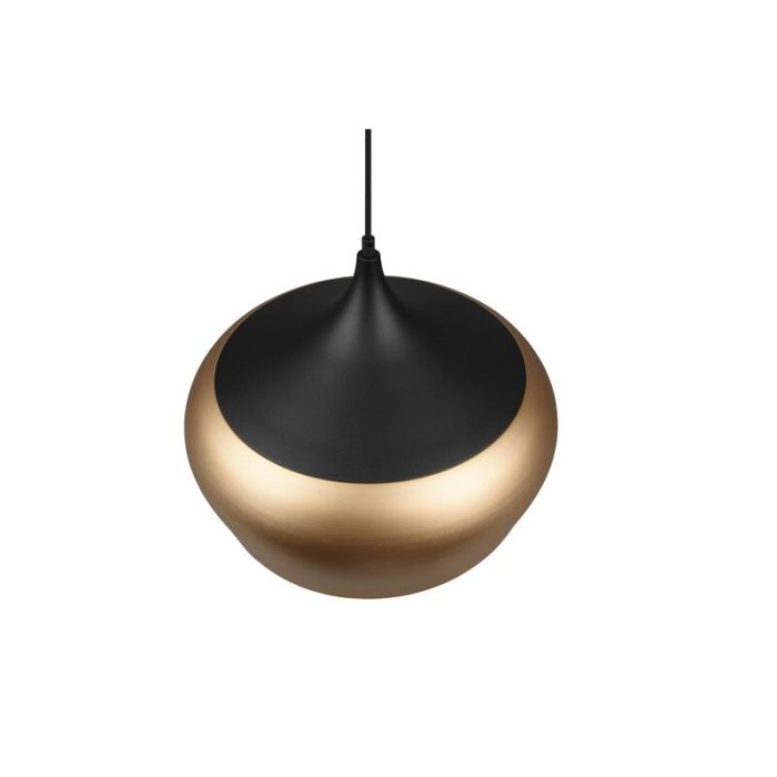 Moderne hanglamp Kinga, messing, aluminium