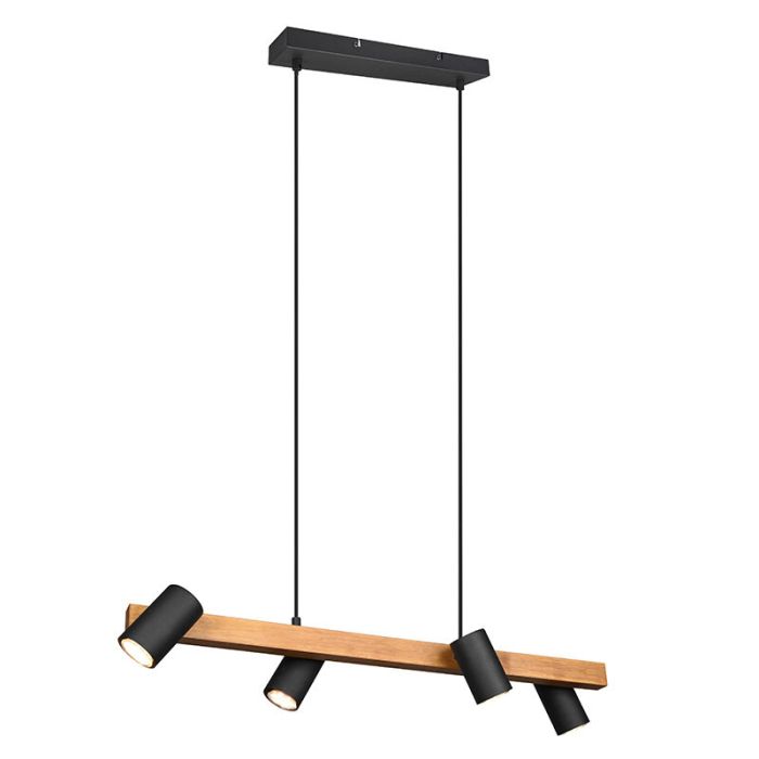 Zwarte hanglamp modern, Kaso