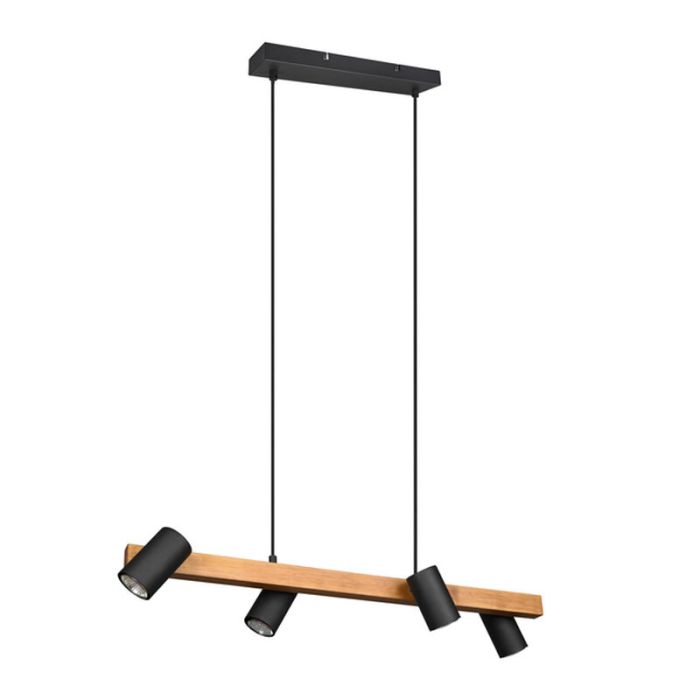 Zwarte hanglamp modern, Kaso