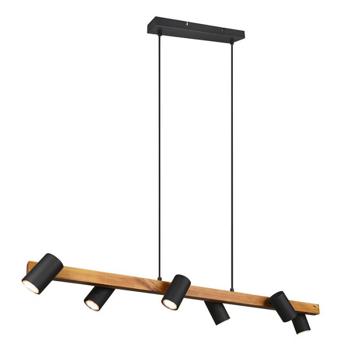 Zwarte hanglamp modern, Kaso