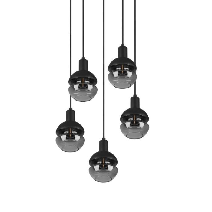 Zwarte hanglamp modern, Selinay