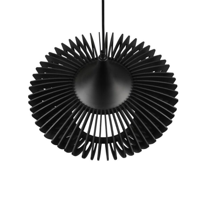 Houten hanglamp zwart, Mirjan