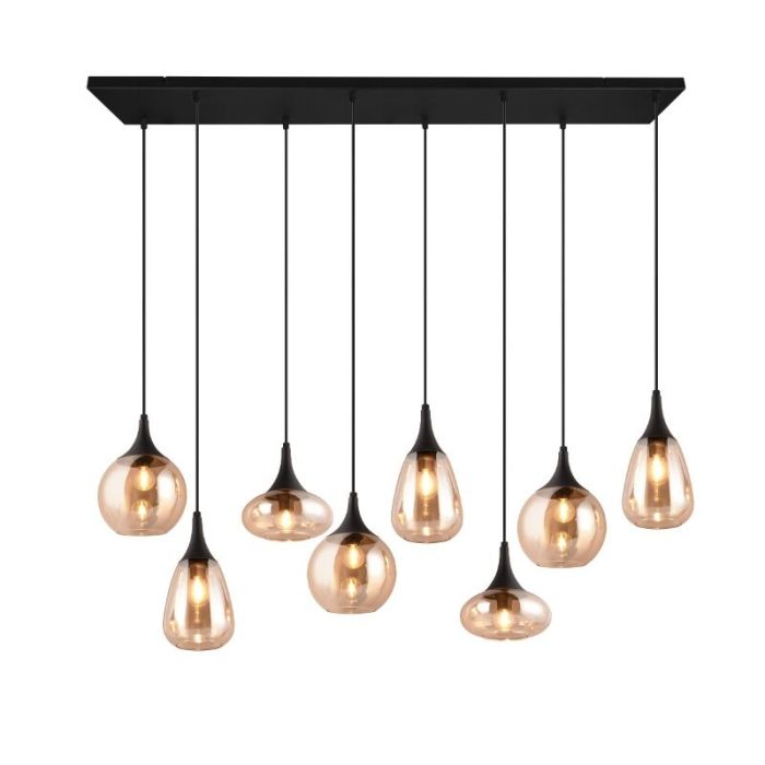 Amberkleurige hanglamp design, Sybren