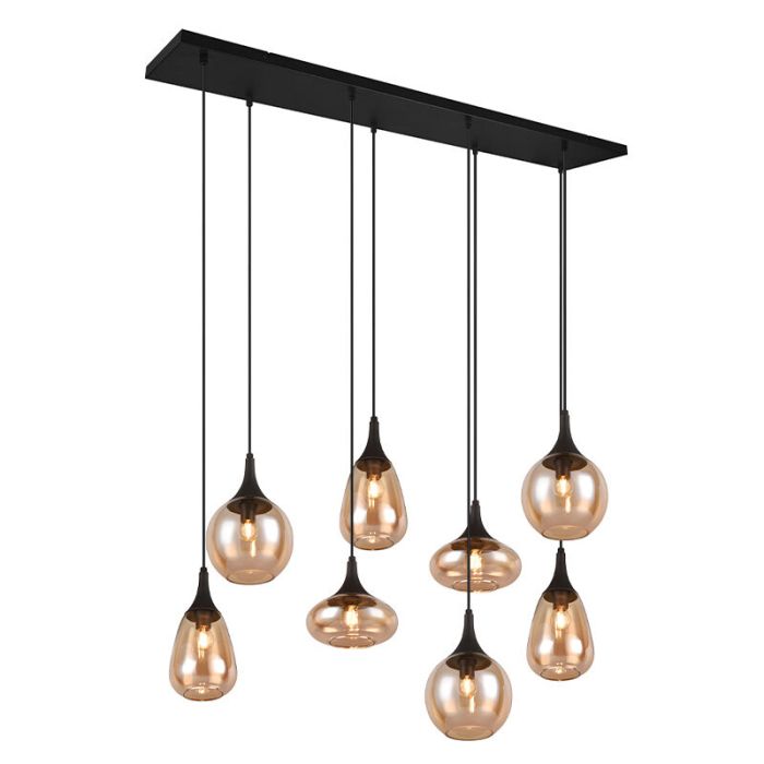 Amberkleurige hanglamp design, Sybren