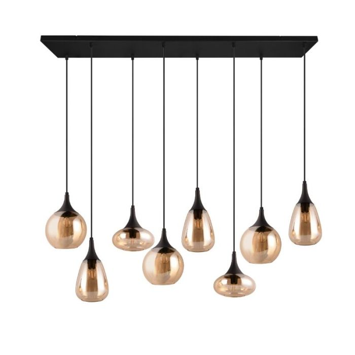 Amberkleurige hanglamp design, Sybren
