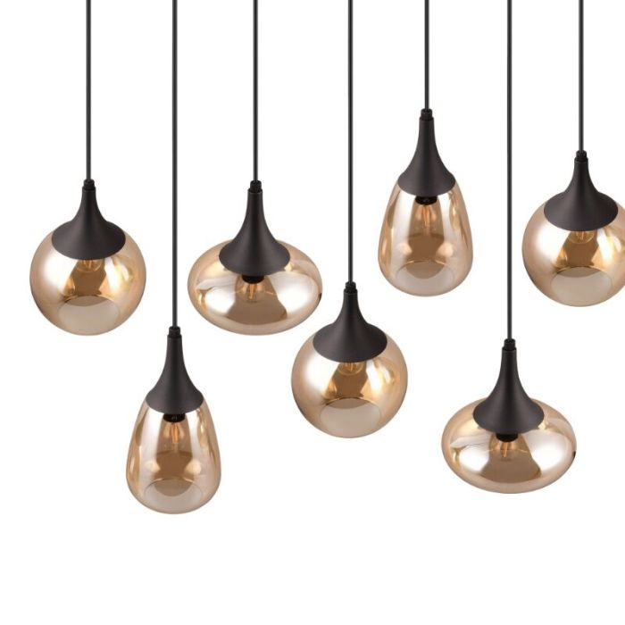 Amberkleurige hanglamp design, Sybren