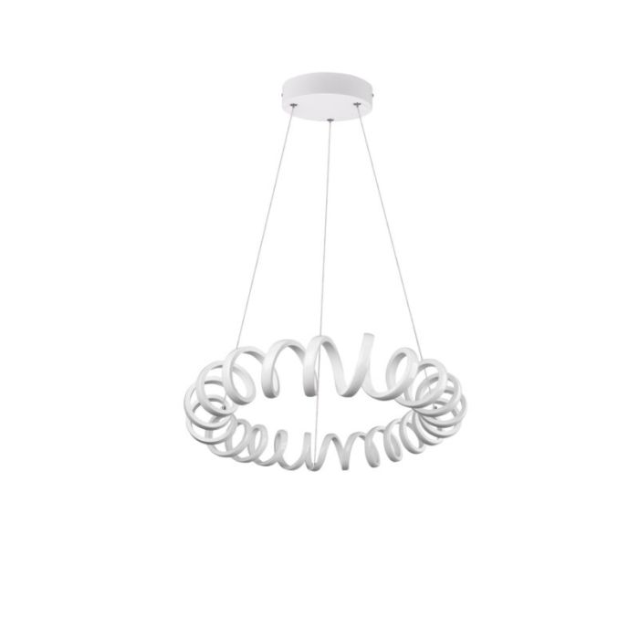 Moderne hanglamp Noemi, wit, 33w geintegreerd LED