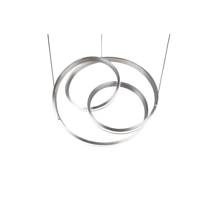 Nikkelen hanglamp modern, Elyse, 60W, in lichtkleur verstelbare LED