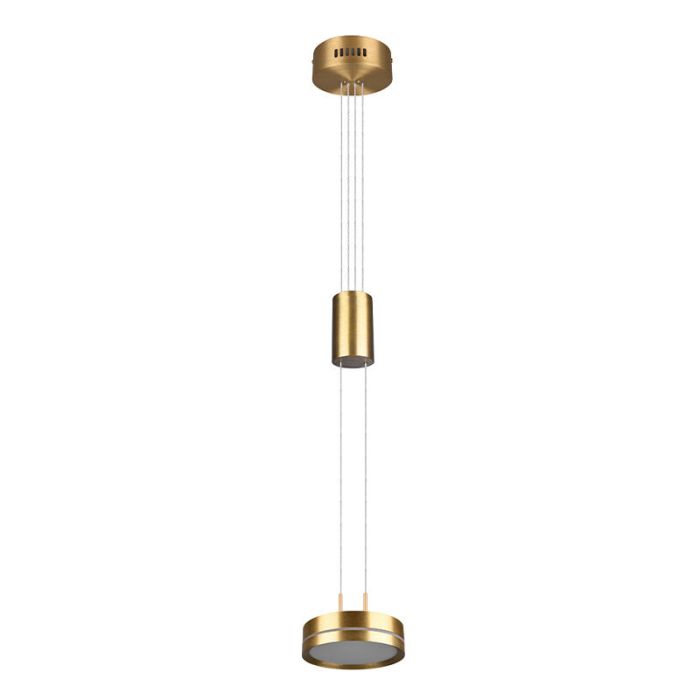 Messing hanglamp modern, Marjon, 9W, 3000K LED