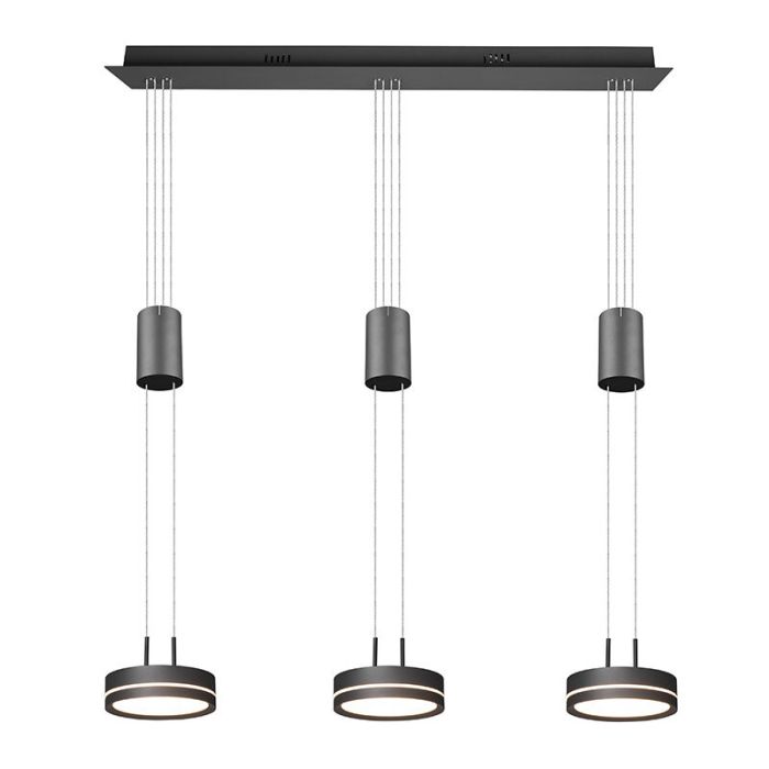 Antraciete hanglamp modern, Marjon, 9W, 3000K LED