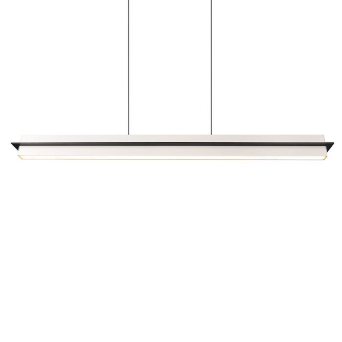 Grijze hanglamp modern, Joek, 22W, warm tot koud wit verstelbare LED, 3-staps dimbaar
