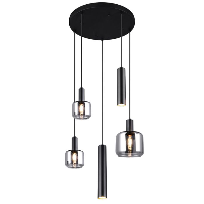 Zwarte eettafel hanglamp design, Lahcen