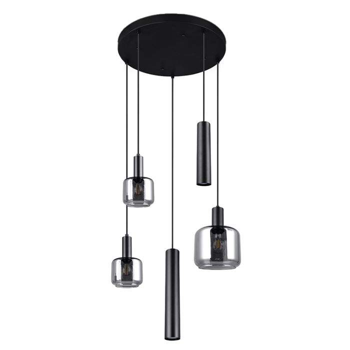 Zwarte eettafel hanglamp design, Lahcen