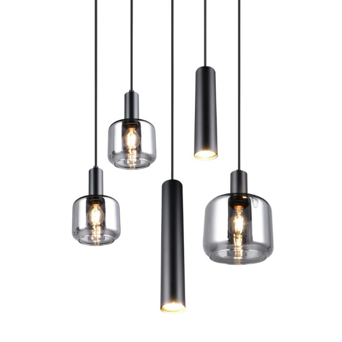 Zwarte eettafel hanglamp design, Lahcen