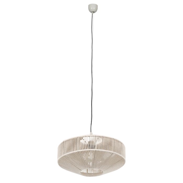 Crème hanglamp landelijk, Martyn