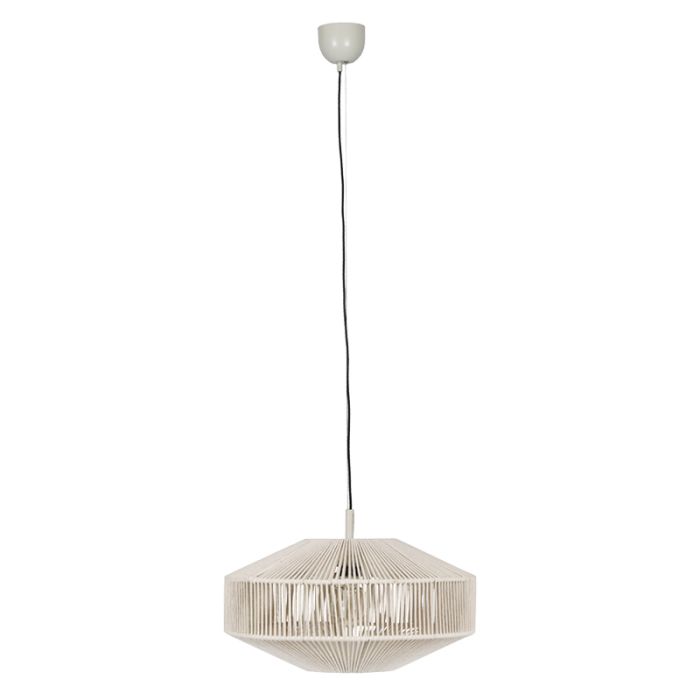 Crème hanglamp landelijk, Martyn