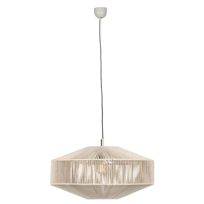 Crème hanglamp landelijk, Martyn