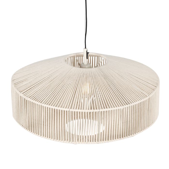 Crème hanglamp landelijk, Martyn