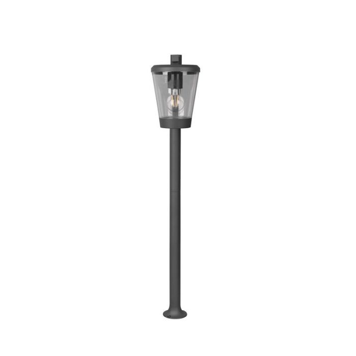Moderne buitenlamp Kerstin, antraciet, aluminium, IP44