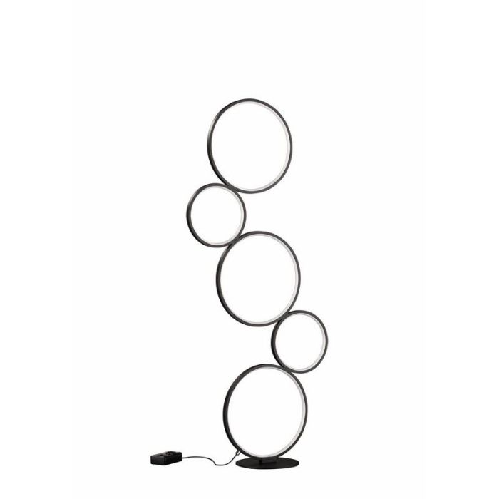 Zwarte vloerlamp Robon, metaal, modern, 36 watt