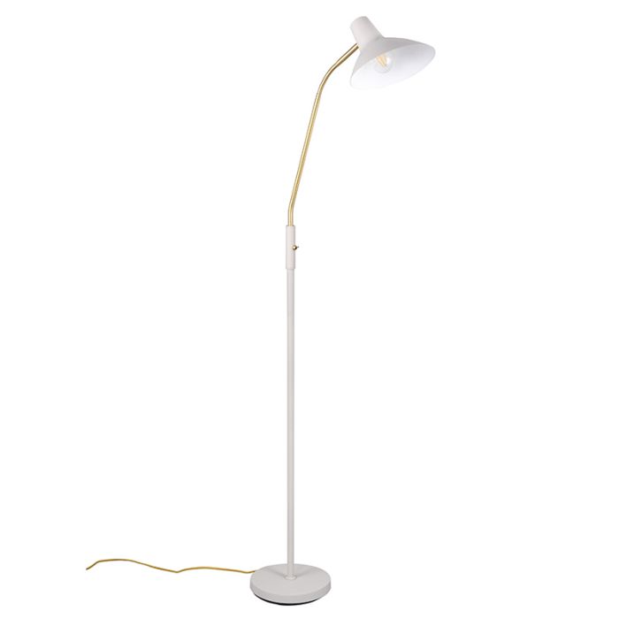 Witte vloerlamp klassiek, Merit