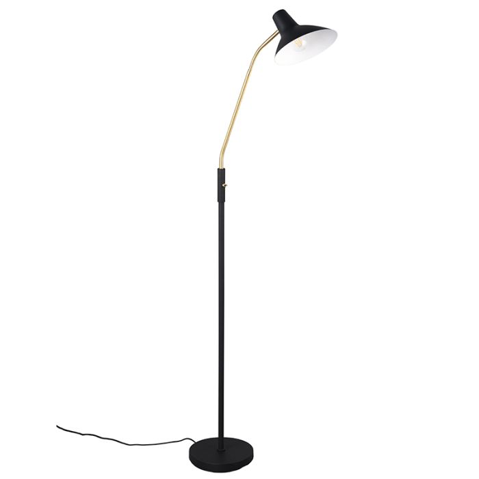 Zwarte vloerlamp klassiek, Merit