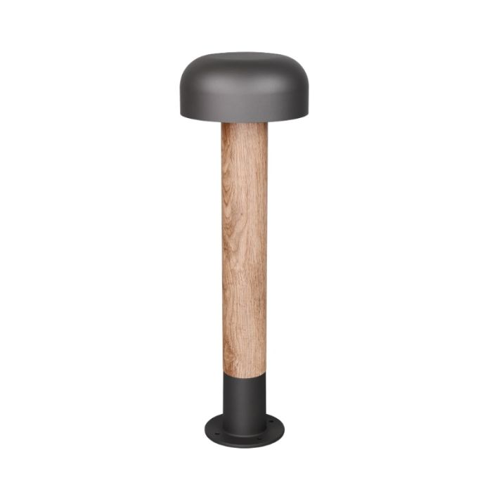 Grijze buitenlamp modern, Krishna, IP54