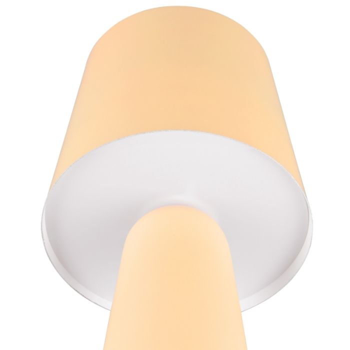 Beige tafellamp modern, Lillyam, met schakelaar