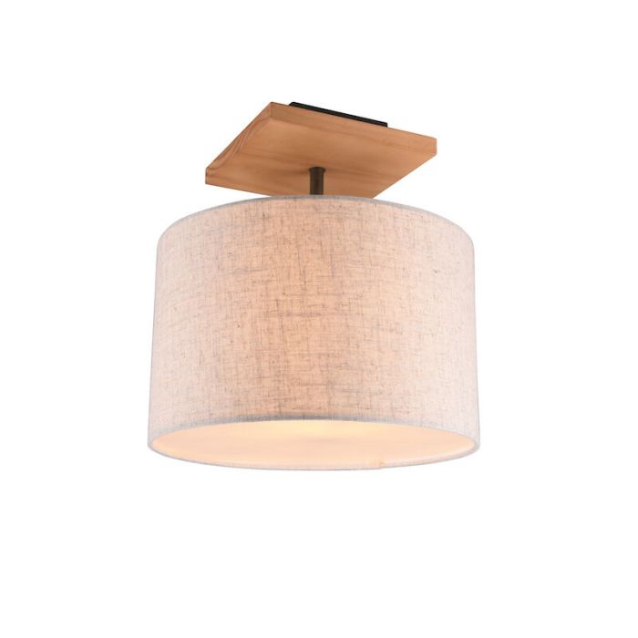 Moderne plafondlamp Milco, grijs