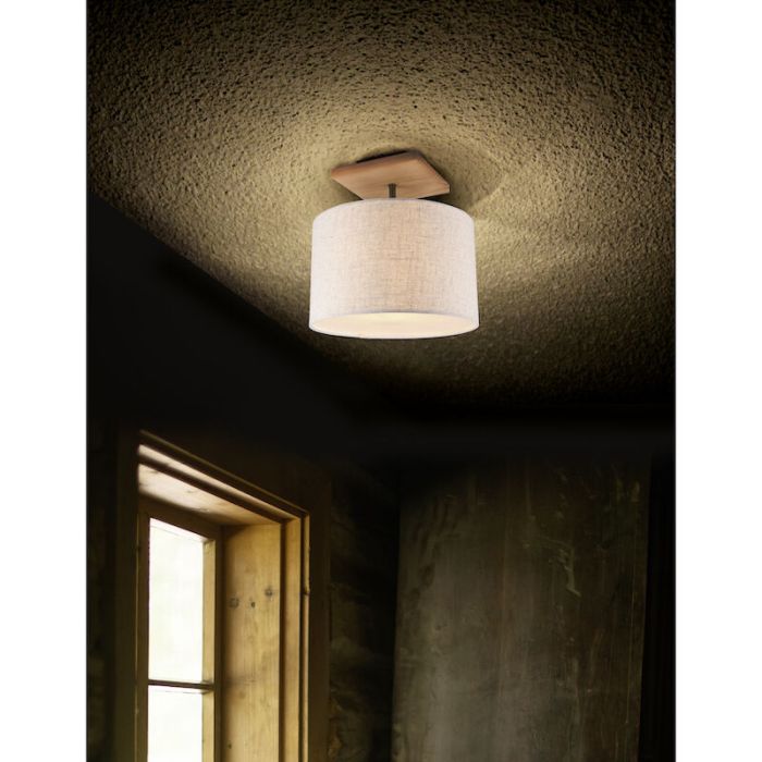 Moderne plafondlamp Milco, grijs