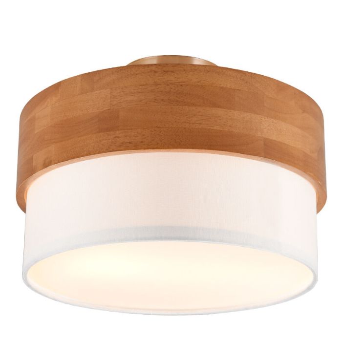 Witte plafonnière modern, Sylvia