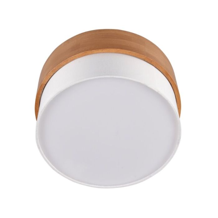 Witte plafonnière modern, Sylvia