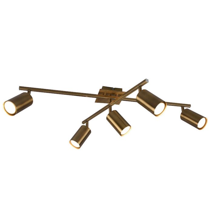 Bronzen plafondspot modern, Kaso