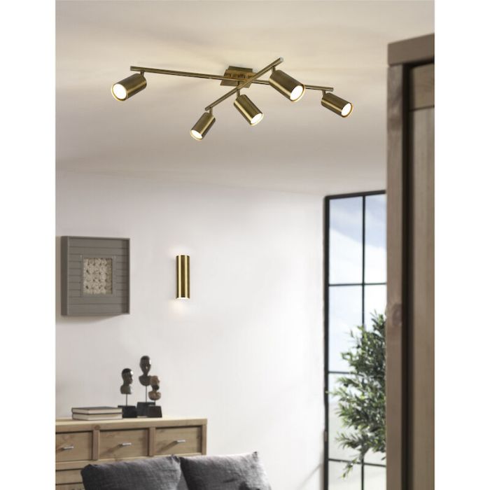 Bronzen plafondspot modern, Kaso