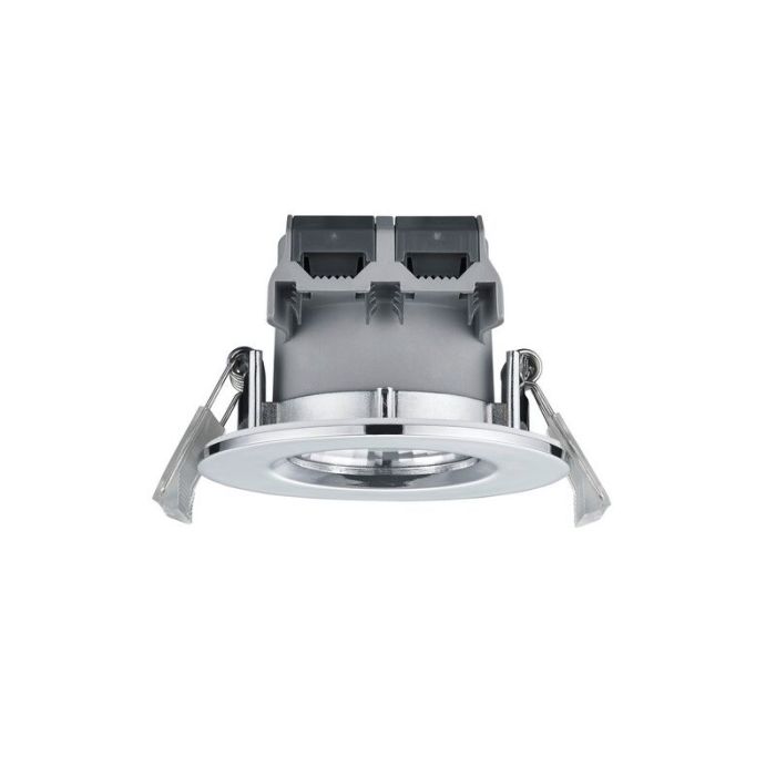 Chrome badkamer inbouwspot Iman, metaal, IP65, 5 watt
