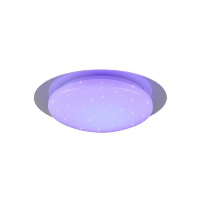 Moderne badkamer plafondlamp Marlena, wit, kunststof, geïntegreerde LED