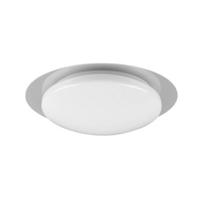 Moderne badkamer plafondlamp Marlena, wit, kunststof, geïntegreerde LED