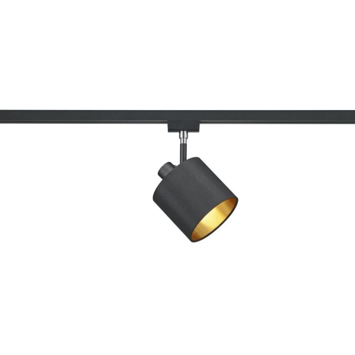 Zwart/gouden Koge spot voor 2 fase rail verlichting